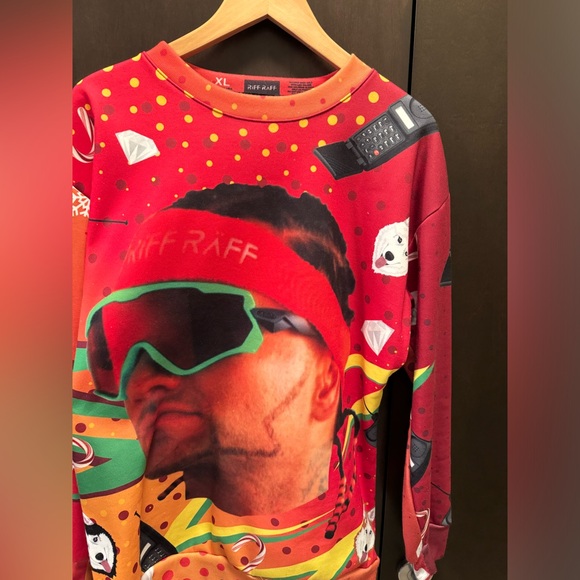 Riff Raff brand Long Sleeve crewneck - Picture 1 of 5